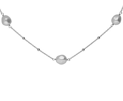 Victoria Cruz - Stříbrný náhrdelník se syntetickými perlami Sera A5565-00HG