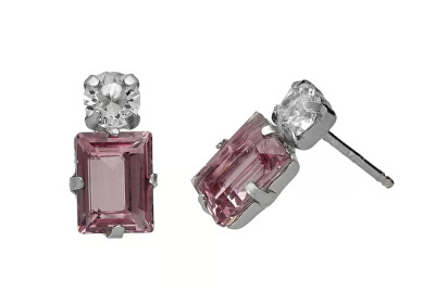 Victoria Cruz - Elegantní visací náušnice s krystaly Serenity A4712-05HT