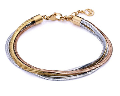 Viceroy - Elegantní tricolor náramek pro ženy Hádek Chic 75369P01019