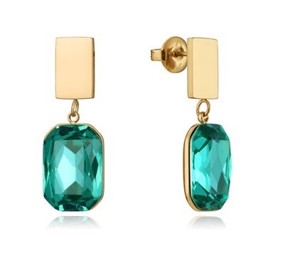 Viceroy - Elegantní visací náušnice s krystaly Chic 14081E01016
