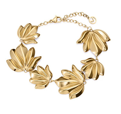 Viceroy - Pozlacený dámský náramek s listy Chic 15158P01012