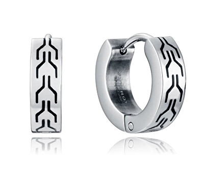 Viceroy - Ocelové kruhové náušnice Beat 14215E01000