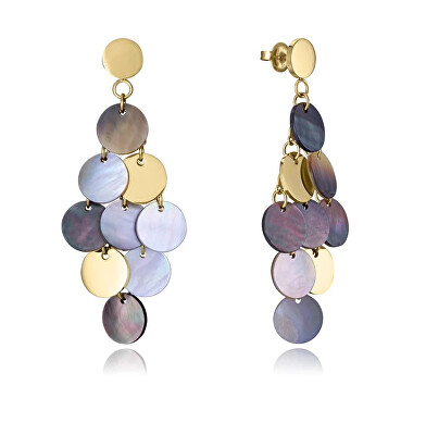 Viceroy - Dlouhé penízkové náušnice s perletí Chic 14182E01012