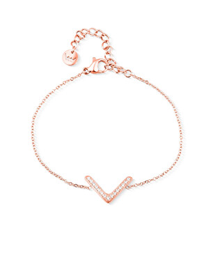 Vuch - Elegantní náramek se srdíčkem Amelora Rose Gold