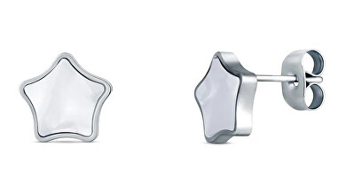 Vuch - Hvězdičkové náušnice z oceli Moore Silver
