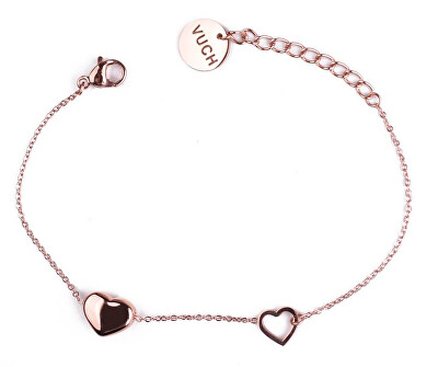 Vuch - Jemný bronzový náramek Loyalty Rose Gold