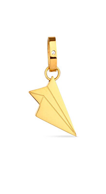 Vuch - Minimalistický pozlacený přívěsek z oceli Gold Yossi