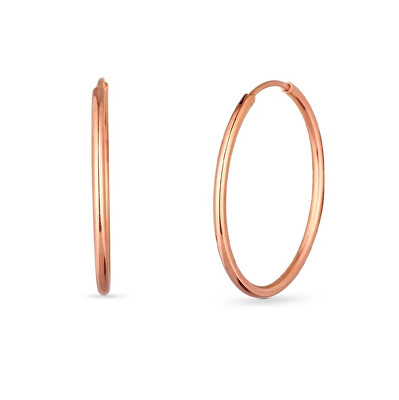 Vuch - Nadčasové bronzové kruhy Rose Gold Yetta