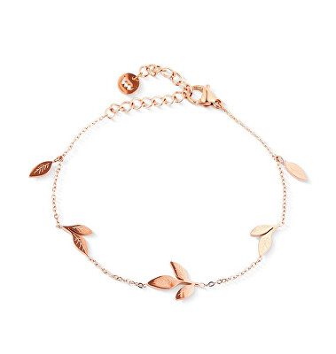 Vuch - Náramek s motivem lístků Gleam Rose Gold