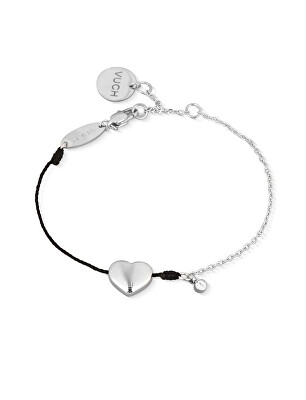 Vuch - Náramek se srdíčkem Shiny Heart Black