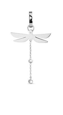 Vuch - Půvabný ocelový přívěsek Vážka Silver Bacco