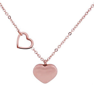 Vuch - Romantický pozlacený náhrdelník Inlove Rose Gold