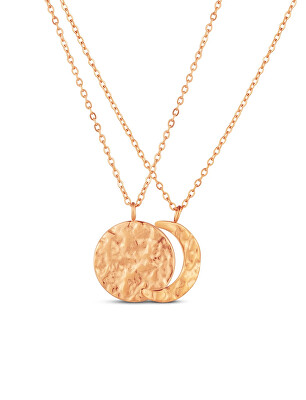 Vuch - Set náhrdelníků Měsíc Lunara Rose Gold (2 náhrdelníky)