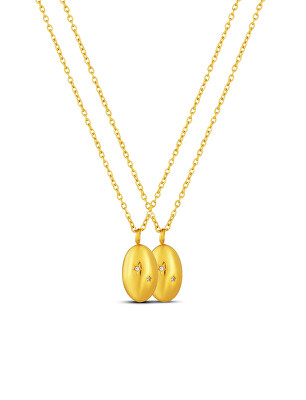 Vuch - Set párových náhrdelníků Auremi Gold (2 náhrdelníky)