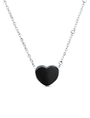 Vuch - Srdcový ocelový náhrdelník Sophie Heart Black