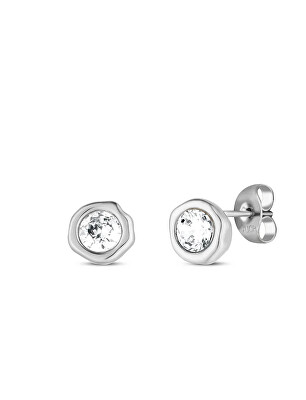 Vuch - Stylové peckové náušnice Ellin Silver