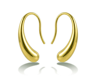 Victoria Walls - Moderní pozlacené náušnice Gold Lavielle VWE260589G