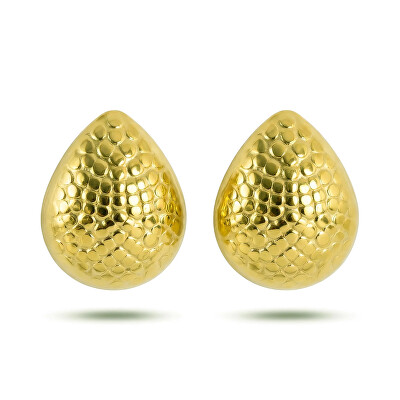 Victoria Walls - Výrazné pozlacené náušnice Zanelle Gold VWE260671G