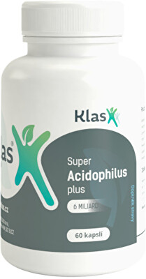 Klas - Super Acidophilus plus 6 miliard 60 kapslí
