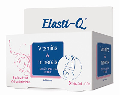 Simply You - Elasti-Q Vitamins & Minerals s postupným uvolňováním 90 tablet