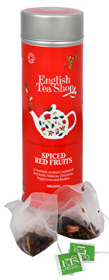English Tea Shop - Kořeněné červené ovoce BIO 15 pyramidek v plechovce