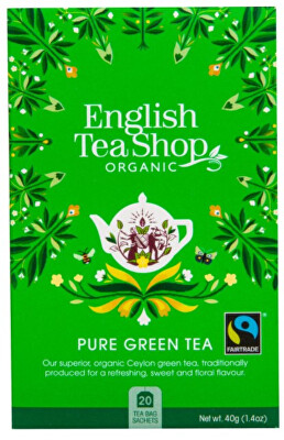 English Tea Shop - Čistý zelený čaj BIO 20 sáčků