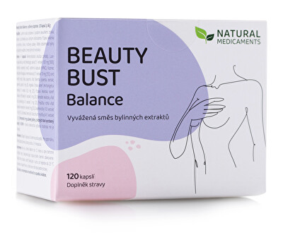 Natural Medicaments - Beauty Bust Balance 120 kapslí