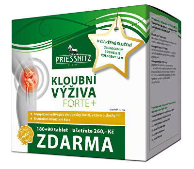 Simply You - Priessnitz kloubní výživa Forte + kolageny 180 tbl. + 90 tbl. ZDARMA