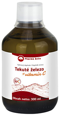 Pharma Activ - Koloidní železo + vitamín C liquid 300 ml