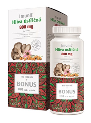 Simply You - Imunit Hlíva ústřičná 800 mg s rakytníkovým olejem a Echinaceou 100 tob. + 100 tob. ZDARMA
