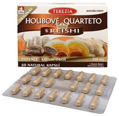 Terezia Company - Houbové Quarteto s reishi 60 kapslí