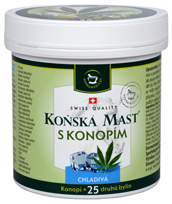 Herbamedicus - Koňská mast chladivá s konopím 250 ml