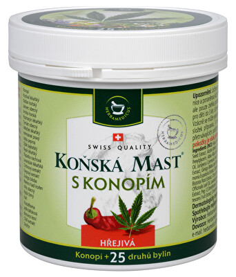 Herbamedicus - Koňská mast hřejivá s konopím 250 ml