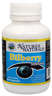 Australian Remedy - Bilberry 5000 mg 100 kapslí