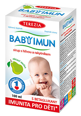 Terezia Company - Baby Imun sirup s hlívou a rakytníkem - hruška 100 ml