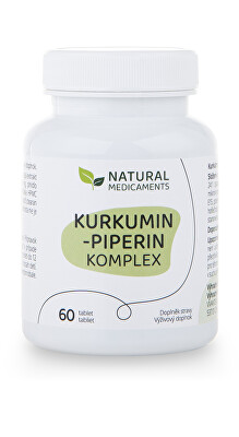 Natural Medicaments - Kurkumin-piperin komplex 60 tablet