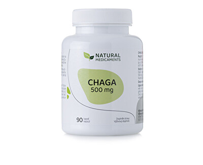 Natural Medicaments - Chaga 500 mg 90 kapslí
