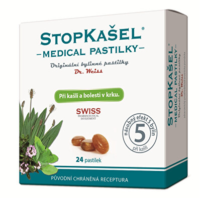 Simply You - StopKašel Medical pastilky Dr. Weiss 24 pastilek