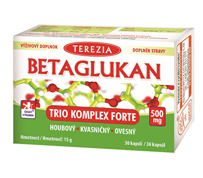 Terezia Company - Betaglukan Trio Komplex Forte 500 mg 30 kapslí