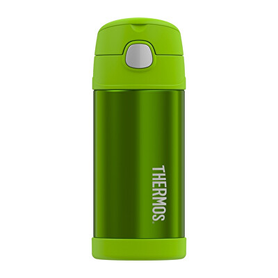 Thermos - FUNtainer Dětská termoska s brčkem - limetková 355 ml