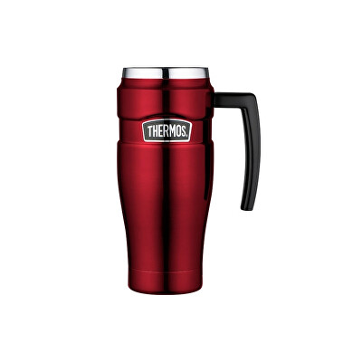 Thermos - Style Vodotěsný termohrnek s madlem - červená 470 ml