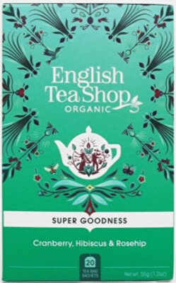 English Tea Shop - Brusnica, ibištek a šípok BIO 20 sáčkov