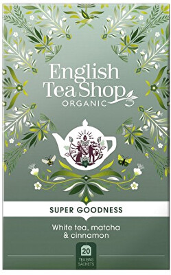 English Tea Shop - Biely čaj, Matcha a škorica BIO 20 sáčkov