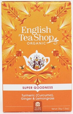 English Tea Shop - Kurkuma, zázvor a citrónová tráva BIO 20 sáčkov