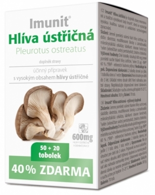 Simply You - Hlíva ústřičná Imunit 50 tob. + 20 tob. ZDARMA