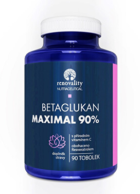Renovality - Betaglukan 90% MAXIMAL s Vitamínem C 90 tobolek