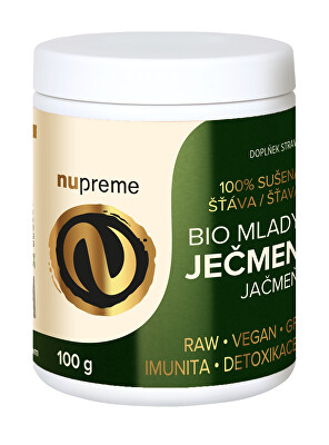 Nupreme - Mladý ječmen premium 100 g BIO
