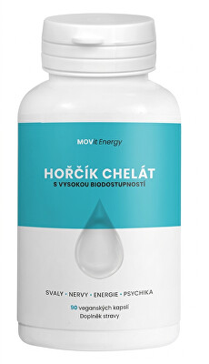 MOVit Energy - Hořčík B6 Chelát 100 mg 90 veganských kapslí