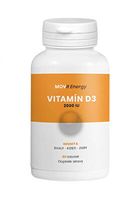 MOVit Energy - Vitamin D3 2000 I.U., 50 ucg, 90 tobolek