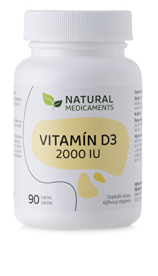 Natural Medicaments - Vitamín D3 2000 IU 90 tbl.
